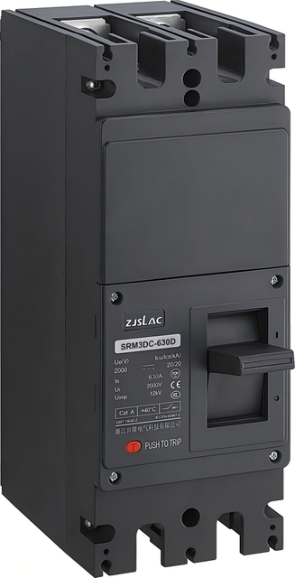 SRM3DC-500ZH/630D 2极直流2000v高压塑壳断路器 